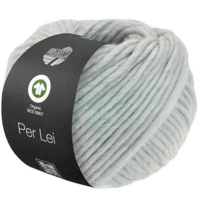 Abbildung von LANA GROSSA Per Lei GOTS Klassisches Merino Dochtgarn, zertifiziert Handstrickgarn aus 100% Schurwolle 50g Wolle zum Stricken &amp; Häkeln 60m Garn