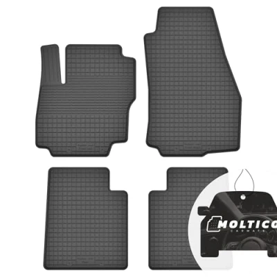 Abbildung von Gummimatten mit Rand Auto Fußmatten Gummi Automatten Passgenau 4 teilig Set passend für Ford Mondeo MK4 2008 2015