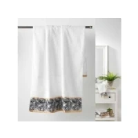 Abbildung von Douceur d&#039;Intérieur, Duschtuch (70x130 cm) Orbella weiß, Frottee Jacquard