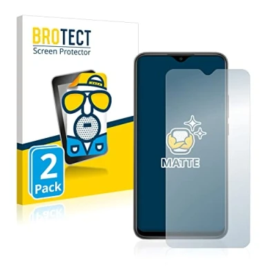 Abbildung von BROTECT Entspiegelungs Schutzfolie für Xiaomi Redmi 9 (2 Stück) Matte Displayschutz Folie, Anti Reflex, Fingerprint