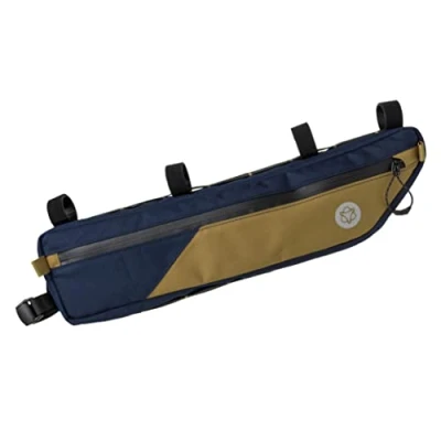 Abbildung von AGU Tube Fahrrad Rahmentasche, 4L Rahmentasche für Bikepacking, Wasserabweisend, Reflektierend Polyester, Einfache Montage, 100% Recyceltes Polyester Blue Armagnac