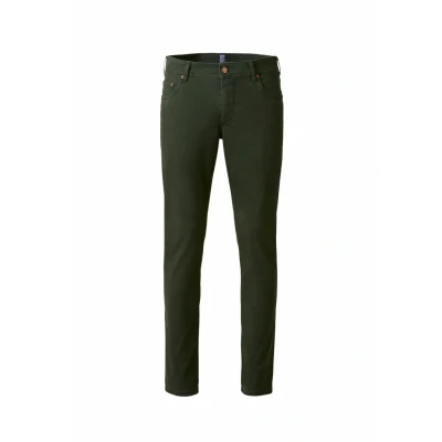 Abbildung von Meyer Jeans Tapered Fit, Herren, Größe: 30xL32, Dunkelgrün