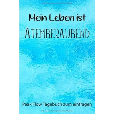 Abbildung von Peak Flow Tagebuch zum eintragen: Asthma Protokoll für 100 Wochen DIN A5 (Peakflow Tabelle + Symtome &amp; Notizen)