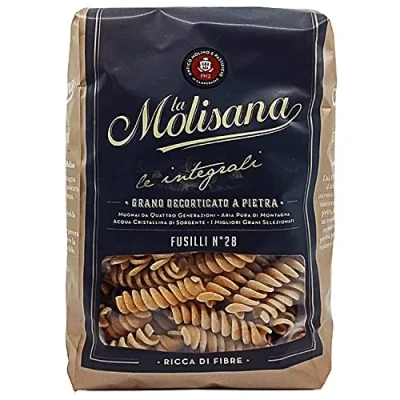 Abbildung von KIt Pasta La Molisana Integrale Vollkornnudeln Fusilli Kurze Nudeln, 6x 500g + 2x Italian Gourmet POlpa 400g