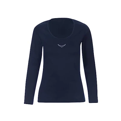 Abbildung von Trigema Longsleeve &quot;TRIGEMA Langarmshirt mit Kristallsteinen&quot;