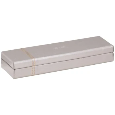 Abbildung von Rhodia 318871C Stiftebox (21 x 5,5 3 cm, praktisch und strapazierfähig, Kunstleder, elegant, ideal für Ihr Büro) 1 Stück, silber