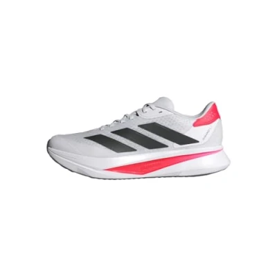 Abbildung von adidas Performance Duramo Laufschuh Trail, Herren, Größe: 41 1/3, Footwear white/core black/lucid red Schuhe