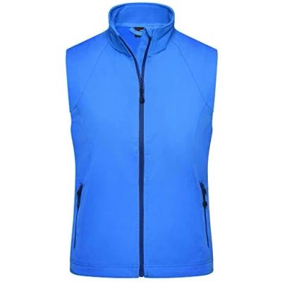 Abbildung von James &amp; Nicholson Damen Softshell Weste Taillierte aus elastischem Farbe: azur Grösse: XXL