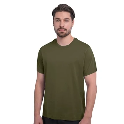 Abbildung von HRM Herren Luxury Round M T Shirt, Olive