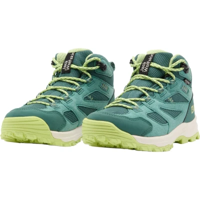 Abbildung von Jack Wolfskin VOJO TOUR Texapore Hikingschuh für Kinder, Größe: 29, Jade green Textil/synthetik