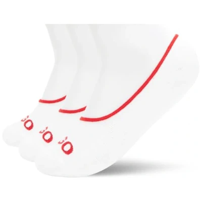 Abbildung von HUGO Underwear Füßlinge &quot;3P SL PLUSH LOGO CC&quot;, (Packung, 3 Paar, 3er), mit kontrastfarbenem Schriftzug