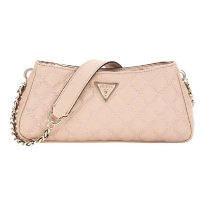 Abbildung von Guess Giully TOP ZIP Handtasche, Damen, Größe: One Size, Light beige