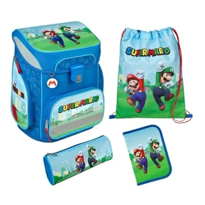 Abbildung von Scooli Schulranzen &quot;EasyFit, Super Mario&quot;, Reflektoren