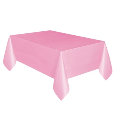 Abbildung von Tischdecke schön rosa hellrosa Kunststoff 137x274cm