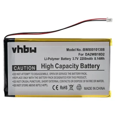 Abbildung von vhbw passend für Iriver H340, H320, H120, H110, H140 (2200 mAh, 3,7 V, Akku Li Polymer 2200 mAh (3,7 V)
