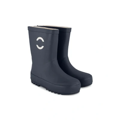 Abbildung von Mikk line Gummistiefel für Kinder 35 Blue Nights Regenstiefel Gefüttert Wasserdichte Kinderstiefel