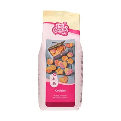 Abbildung von FunCakes Mix für Kekse: Einfach zu verwendende, knusprige und Kekse, perfekt zum Dekorieren mit Fondant oder Royal Icing, auch als Tortenkruste geeignet, Halal., 1 kg