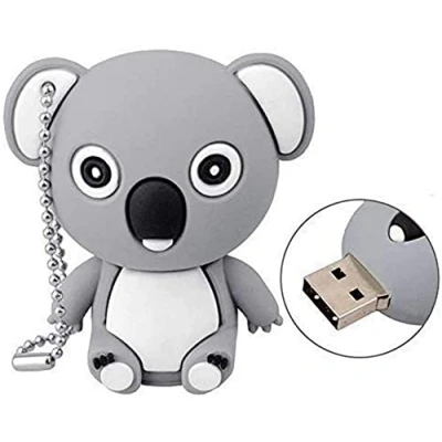 Abbildung von Ulticool Koala Bär 32 GB USB Flash Pen Drive Memory Stick Daten Aufbewahrung Speicherstick Grau