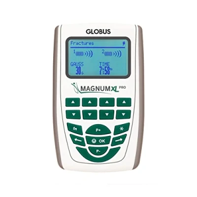 Abbildung von GLOBUS Magnum XL Pro High Power Home Magnetotherapy, 46 Programme für die Behandlung zu Hause, Trauma und Fraktur Genesung, Arthrose Arthritis Hilfe, Ästhetik