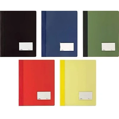 Abbildung von DURABLE Hunke &amp; Jochheim Schnellhefter DURALUX®, für A4 Überbreit, 280x332mm (5 Farben sortiert)