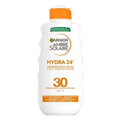 Abbildung von Garnier Hydra 24H Sunscreen MILK SPF 30 Selbstbräuner, Damen, Größe: 200 ml,