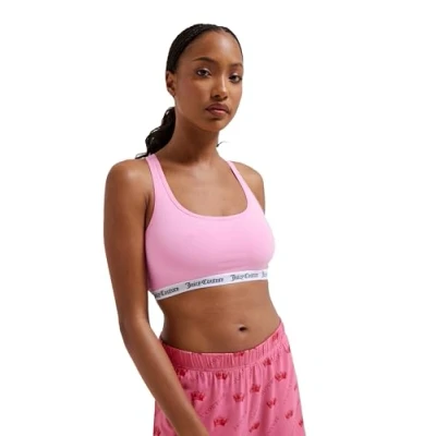 Abbildung von Juicy Couture Damen Verity Cotton Bralette BH, Begonia PINK, S (41er Pack)