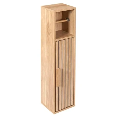 Abbildung von HOME DECO FACTORY, HD0271, Klaus Toilettenpapierhalter, Natural Crush Collection, Möbel, Badezimmermöbel, 20 x 78 19 cm, Braun