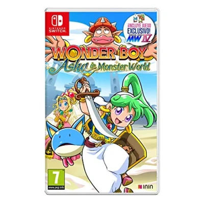 Abbildung von JustForGames Boy Asha in Monster World Schalter, 18WONWO2