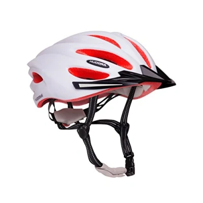 Abbildung von HUDORA Fahrrad Helm Rad Helm, weiß/orange, 56 59