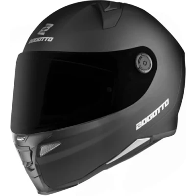Abbildung von Bogotto FF110B Helm, schwarz matt, XL