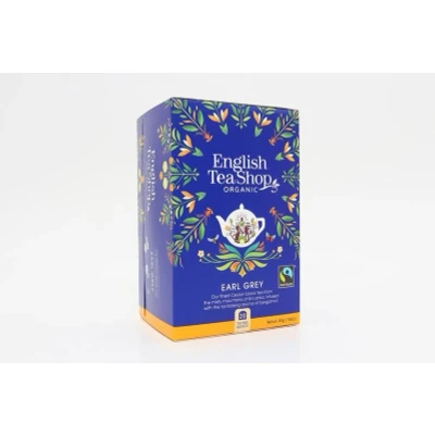 Abbildung von English Tea Shop Bio &amp; Fairtrade Earl Grey 20 Teebeutel aus Papier, 45 g