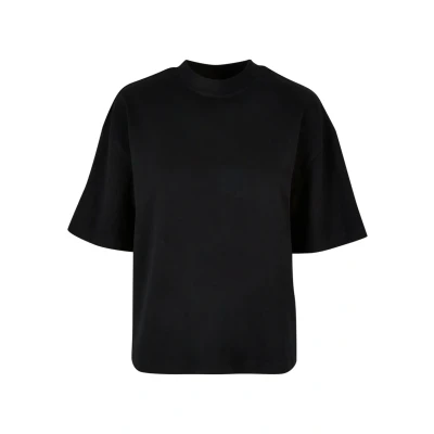 Abbildung von Urban Classics Organic Heavy SLIT Tshirt basic, Damen, Größe: Large, Black