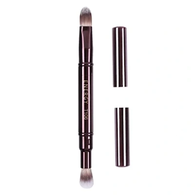 Abbildung von ENERGY 2 in 1 Concealer Pinsel mit zwei Enden, Crease Pinsel, Highlighter Reise Make up für Flüssig, Creme und Puder Makeup (Geschenk Sie, Geschenk Frau)