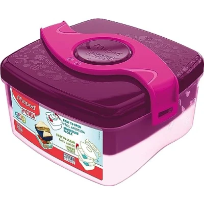 Abbildung von Maped PICNIK Lunch Box, Brot Dose, Frühstücks Dose ORIGINS KIDS pink