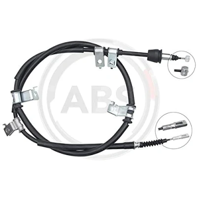Abbildung von A.B.S. K18550 Handbremsseil 1672mm Scheibenbremse HYUNDAI: i30 I Kombi, Schrägheck