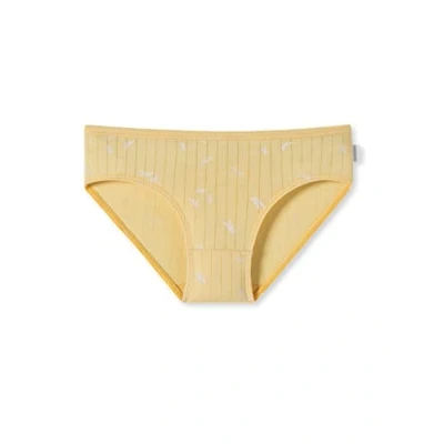 Abbildung von Schiesser Mädchen Slip Unterhosen Unterwäsche, gelb Bedruckt, 98