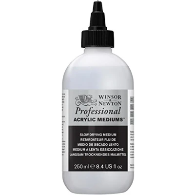Abbildung von Winsor &amp; Newton 3040932 Langsam Trocknendes Medium Trocknungsverzögerer für Acrylfarben 250 ml Flasche