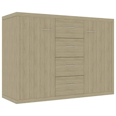 Abbildung von vidaXL Sideboard Sonoma Eiche 88x30x65 cm Holzwerkstoff (1 St)