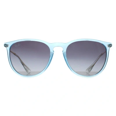 Abbildung von Ray Ban Erika Unisex Sonnenbrille, Größe: 54, Transparent light blu