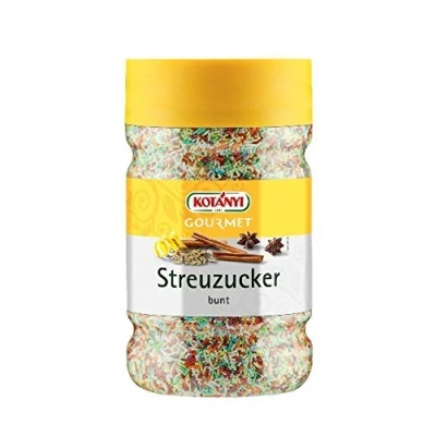 Abbildung von Kotanyi Streuzucker bunt Gewürze für Großverbraucher und Gastronomie, 720 g