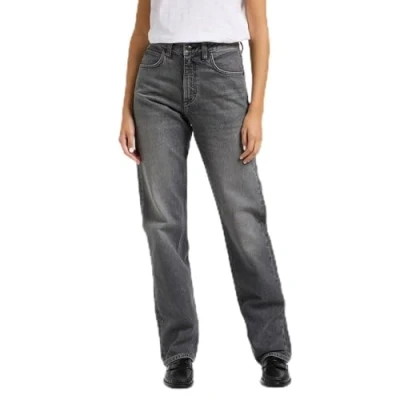 Abbildung von Lee Rider Jeans Straight Leg, Damen, Größe: 28x33, Duck_grey