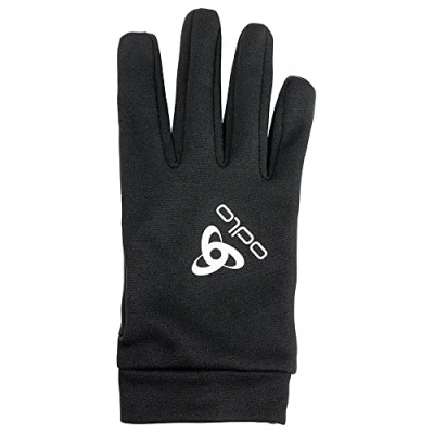 Abbildung von Odlo Unisex Handschuhe mit E Tip STRETCHFLEECE LINER ECO, black, S