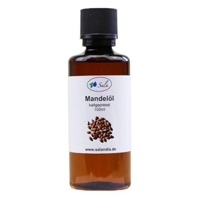 Abbildung von Sala Mandelöl kaltgepresst konv. Prunus Dulcis (100 ml PET Flasche)