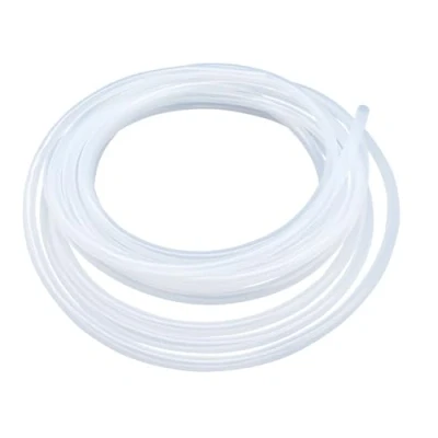 Abbildung von LAVMHAB Silikonschlauch 6mm ID x 8mm OD 8 Meter Länge, Lebensmitteltaugliche Schläuche Flexibler Schlauch Klar Wasser Luft Rohre für die Pumpe übertragen