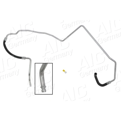 Abbildung von AIC 57183 Hydraulikschlauch, Lenkung von Lenkgetriebe nach Ausgleichsbehälter PEUGEOT: 206 Schrägheck, 206+ Schrägheck