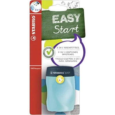 Abbildung von Ergonomischer Dosen Spitzer für Linkshänder STABILO EASYsharpener 3 in 1 petrol