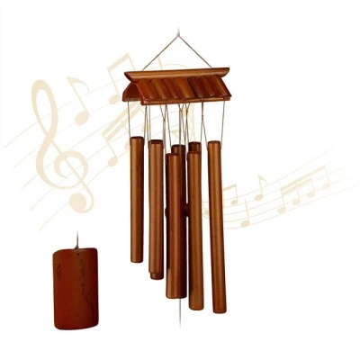 Abbildung von relaxdays Windspiel Bambus &quot;Tempel&quot;