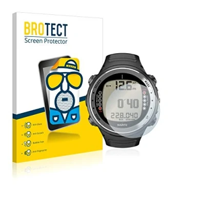 Abbildung von BROTECT Entspiegelungs Schutzfolie für Suunto D4I (2 Stück) Matte Displayschutz Folie, Anti Reflex, Fingerprint