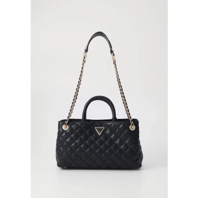 Abbildung von Guess Giully Gfriend Satchel Handtasche, Damen, Größe: One Size, Black
