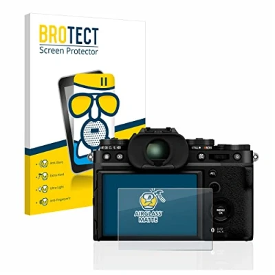Abbildung von BROTECT Entspiegelungs Schutzglas für Fujifilm X T5 Schutz Folie Panzerfolie Glas Matt [Extrem Kratzfest 9H, Anti Reflex, Fingerprint]
